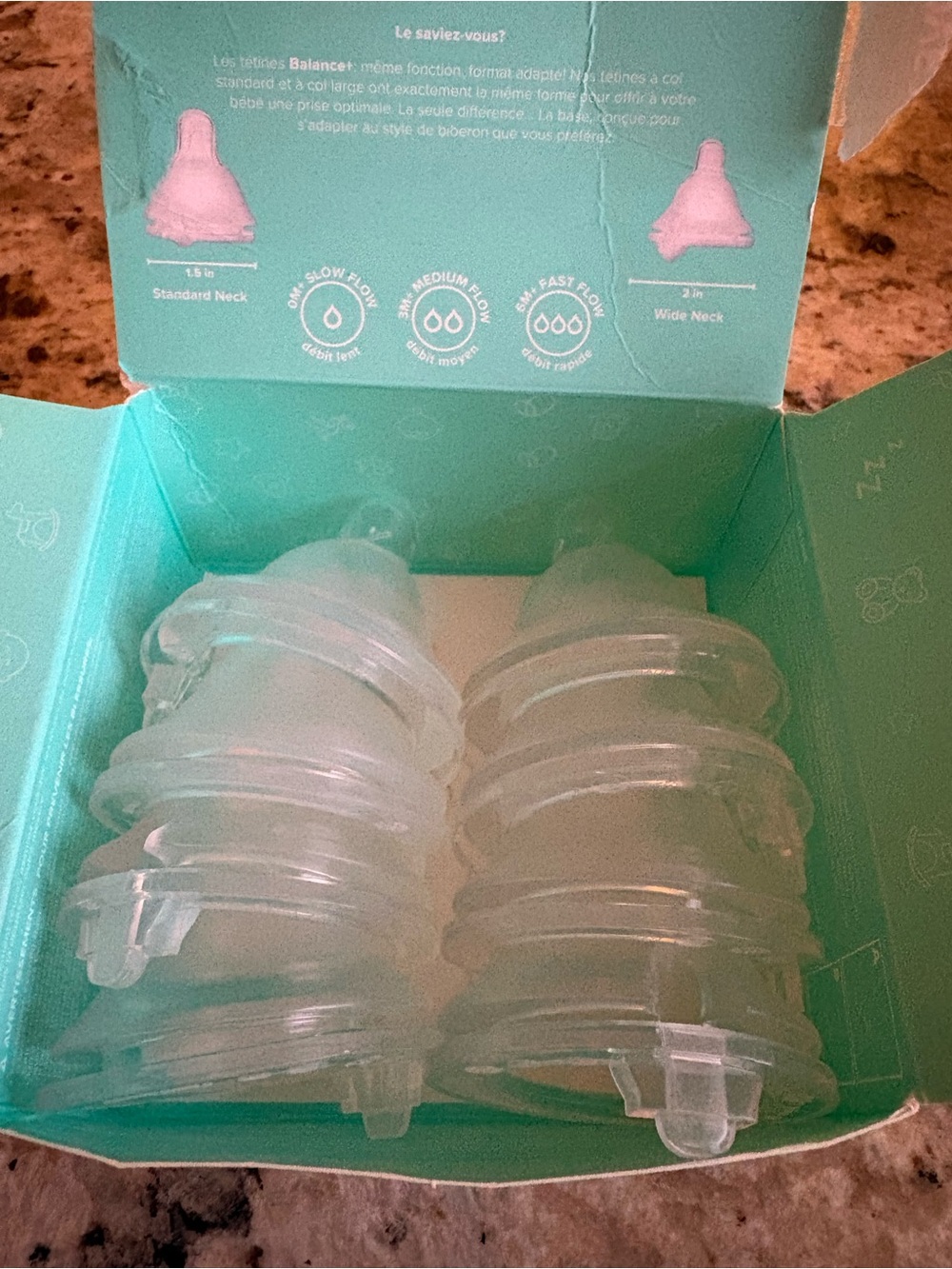 Evenflo Balance + Wide Slow Flow Nipples